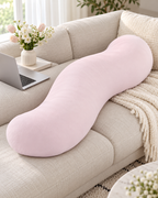 Purple Snuggi Body Align full body pillow lifestyle image