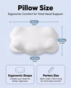 Cloudii Comfort Align pillow size and dimensions guide